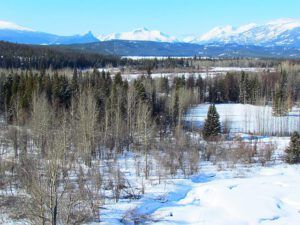 View from the south bluffs at Ginty Creek