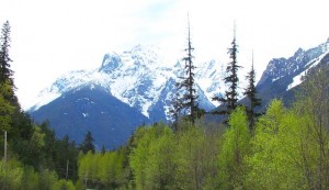 The Bella Coola Valley is spectacular