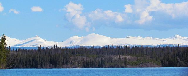 The Itchas seen from Nimpo Lake