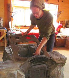 installing a cookstove top