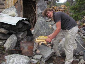 the stone oven at Nuk Tessli is ready for baking