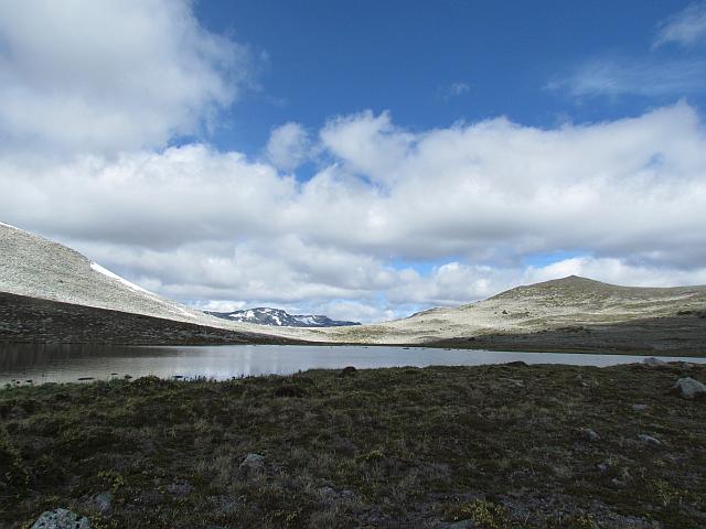 cloud shadows on the tundra