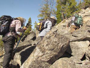 rock scrambling