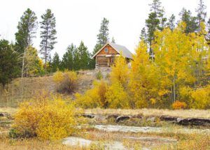 The cabin above the McClinchy River