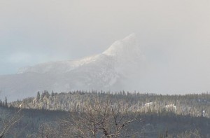 fog and Finger peak
