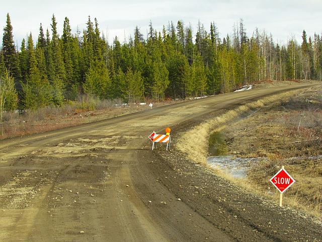 Highway 20 potholes