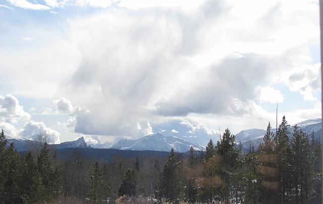 storm clouds over Finger Peak