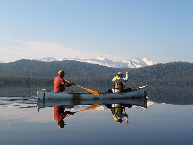 canoeing at Nuk Tessli