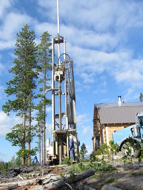 drilling the well