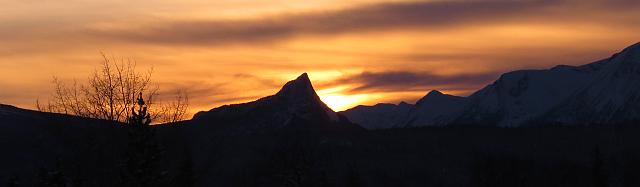 Fonger peak sunset