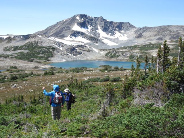 Towards Anvil Mountain