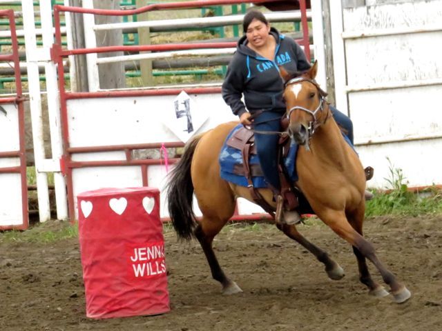 19 barrel roping first nations