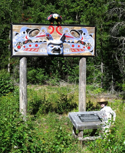 Bella Coola mortuary pole