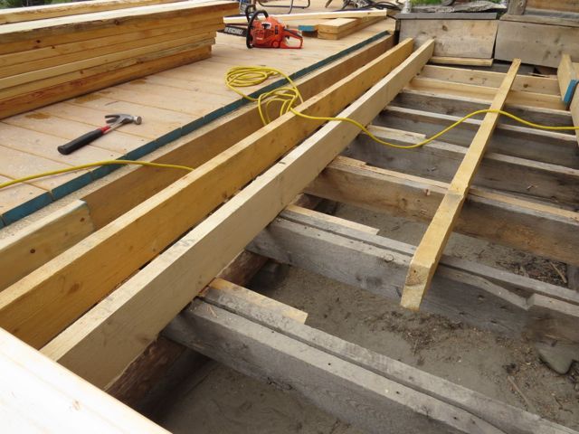 6 house deck foundation