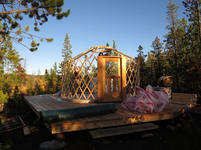yurt 3 starting roof