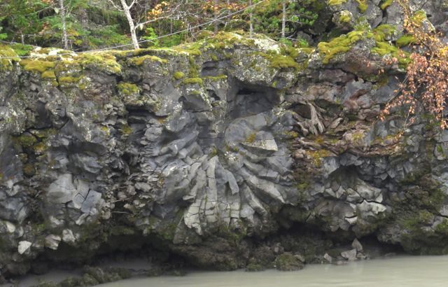 9a lava rock shape river bank v
