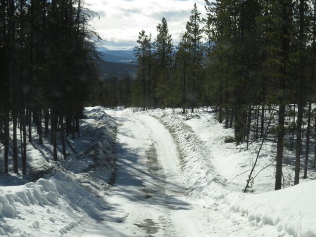 4 ploughed road