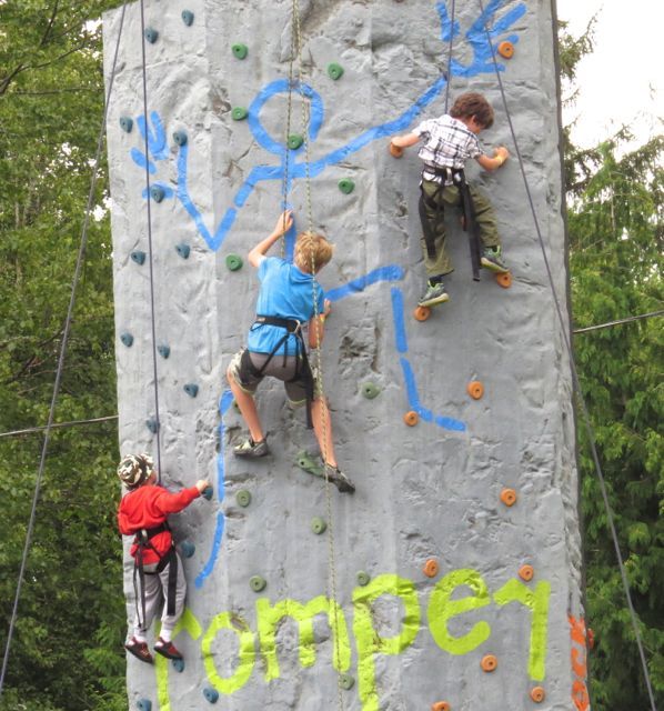 9 climbing wall